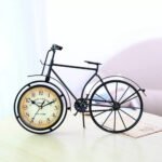 Vintage Metal Bicycle Decor Clock - Image 5