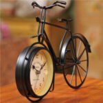 Vintage Metal Bicycle Decor Clock - Image 8