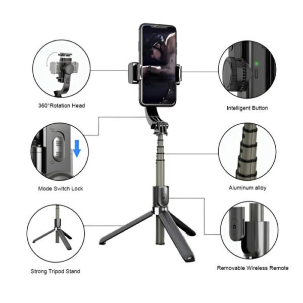 Tripod Handheld Gimbal Stabilizer - Image 10