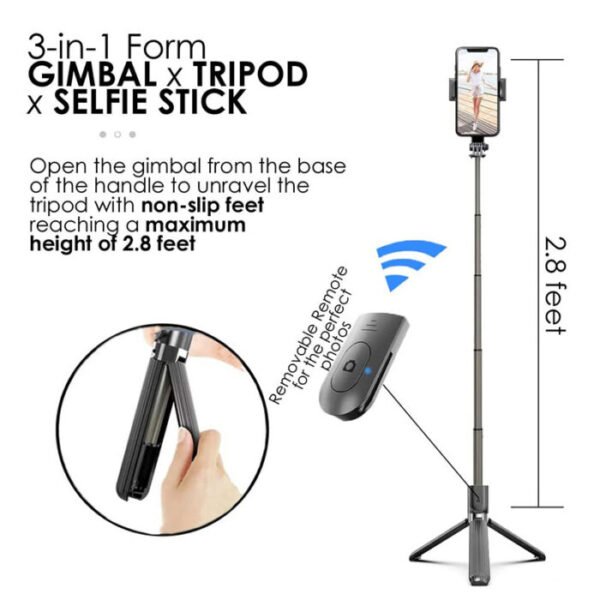 Tripod Handheld Gimbal Stabilizer - Image 12