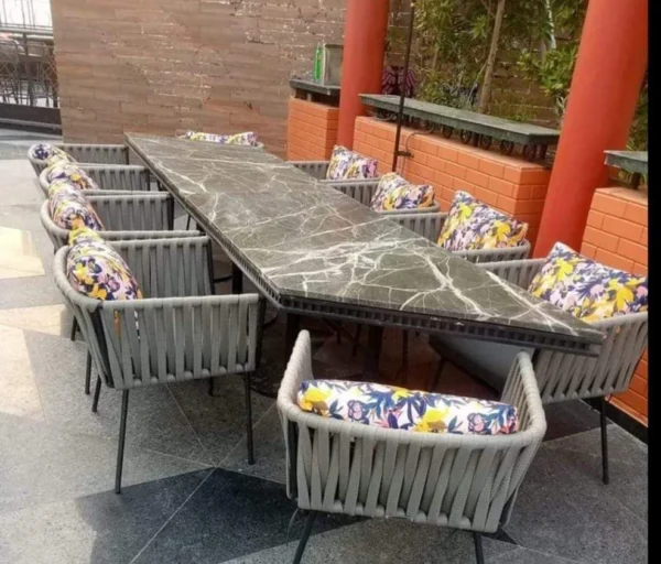 Canvas Outdoor Garden Chairs - Image 4