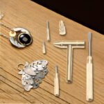 6-in-1 Mini Brass Hammer Screwdriver Set - Image 2