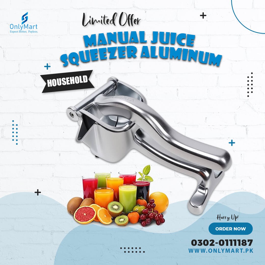 Manual Juice Squeezer Aluminum post Manual Juice Squeezer Aluminum - Image 1